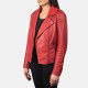 Flashback Red Leather Jacket